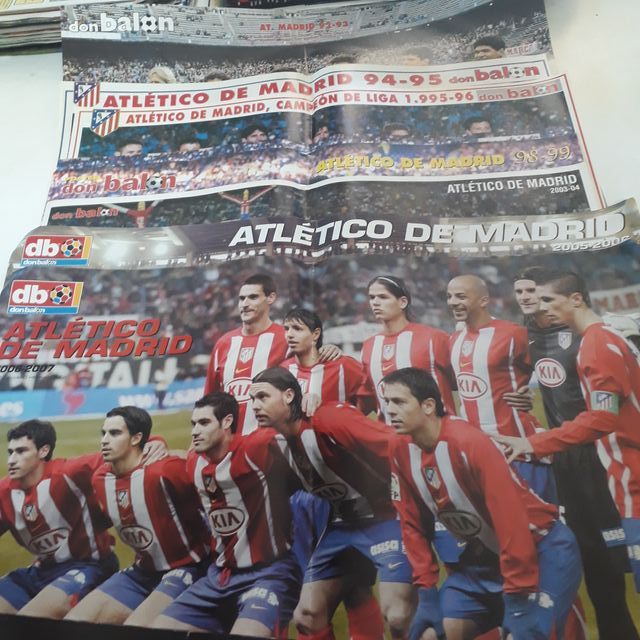 Lote 7 Poster Atlético Madrid Don Balon