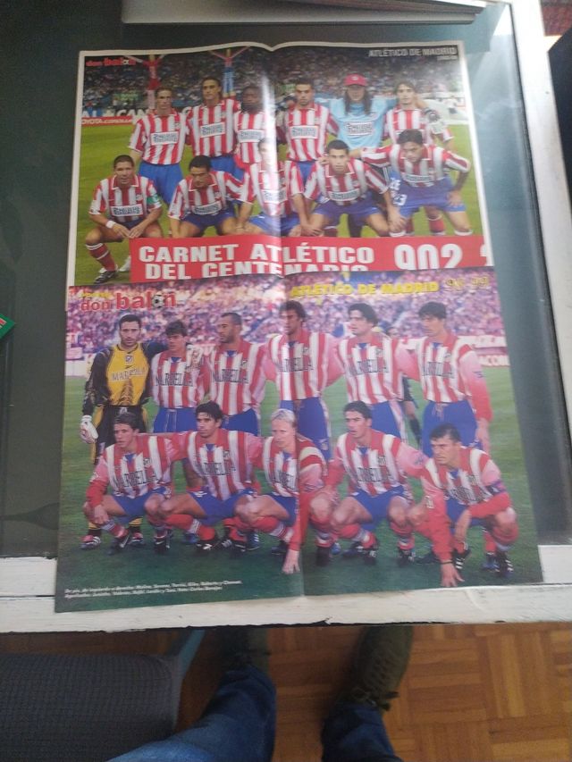Lote 7 Poster Atlético Madrid Don Balon
