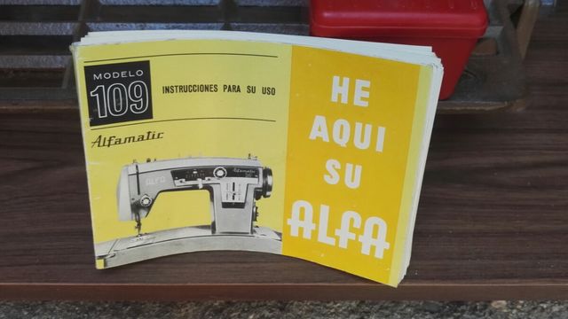 Máquina coser Alfa Alfamatic 109