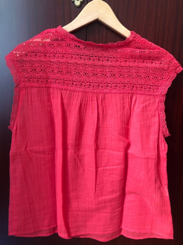 Blusa Mango roja
