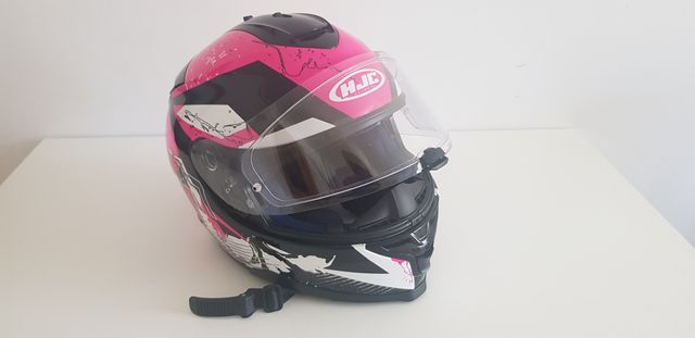 CASCO HJC IS-17 BLUR HELMET MC-8