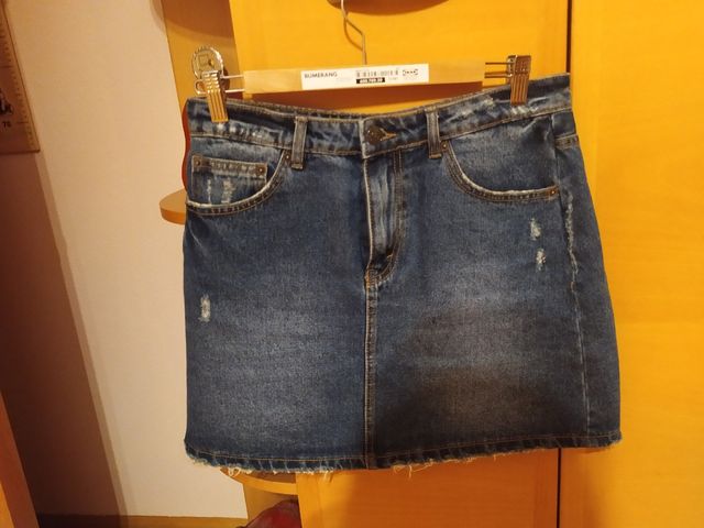 Falda vaquera Stradivarius