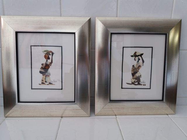 Cuadros de alas de mariposas