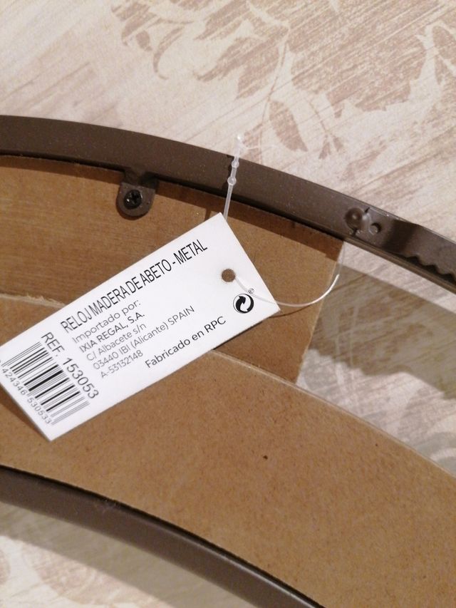 Reloj  pared vintage NUEVO