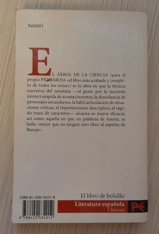 El árbol de la ciencia - Pío Baroja