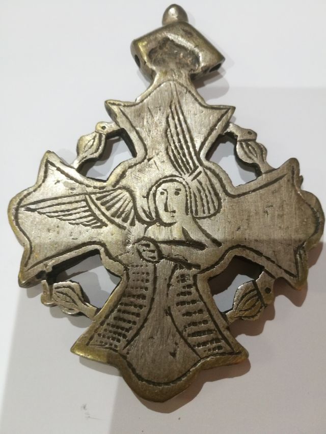 Medalla Cruz antigua