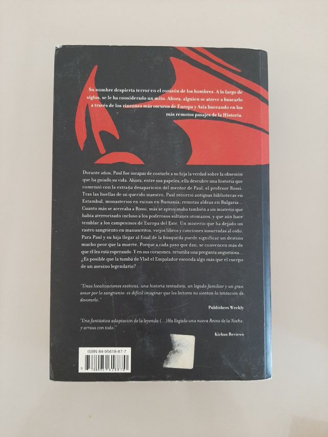 Libro La Historiadora, de Elizabeth Kostova.