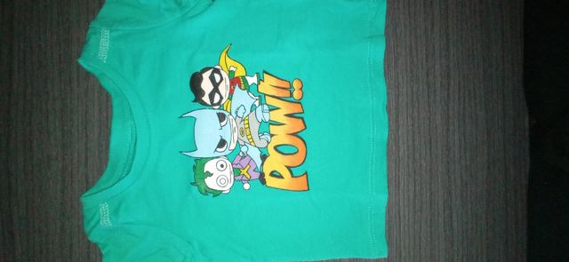 Camiseta pintada a mano,superhéroe /villano