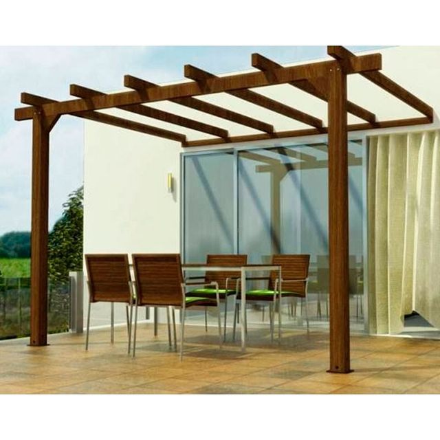 Pérgola de madera Adosada 6x4 m de segunda mano por 350 EUR en