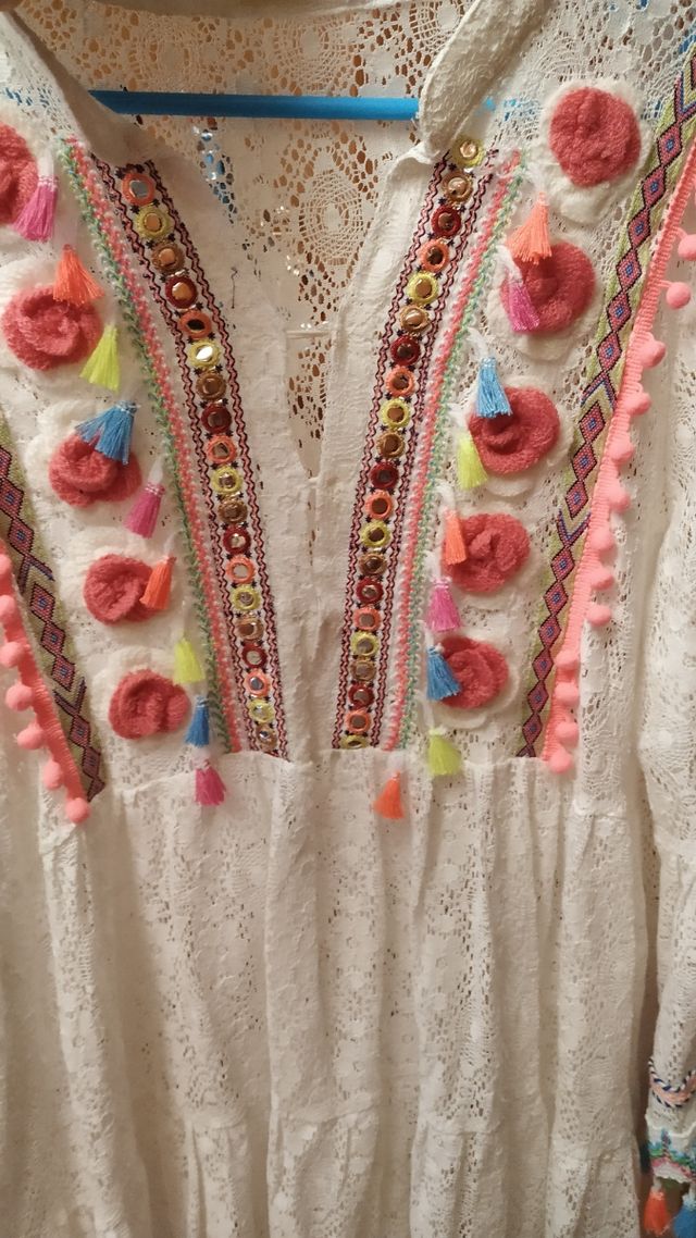 Vestido boho, estilo Mangata