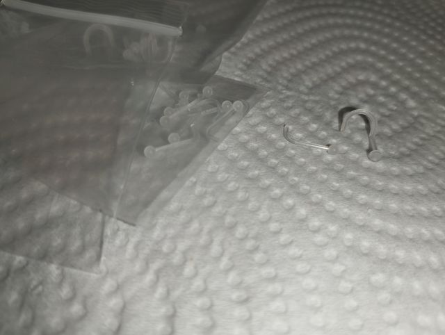 Piercing transparente (nariz)