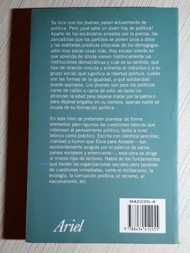 Política para Amador - Fernando Savater 8434411091