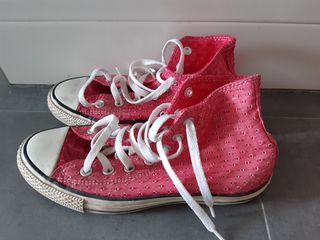 converse rosa chicle