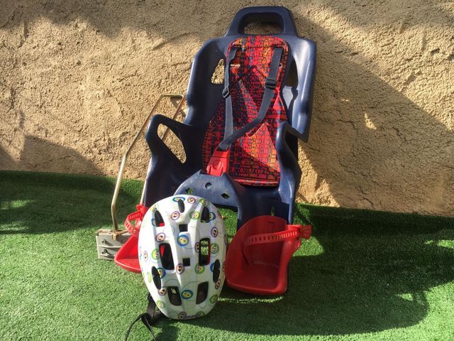 🚲 Silla bicicleta niño - bebé - portabebés y casco