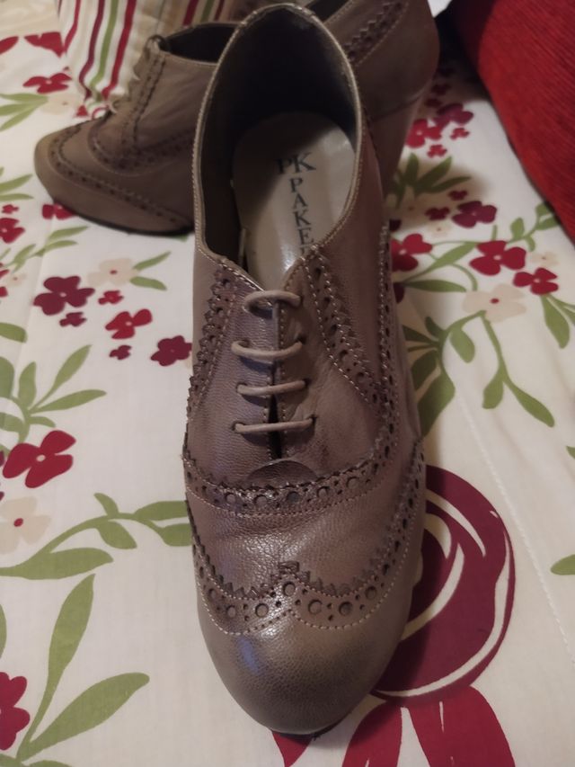 zapato piel N°37 nuevo a estrenar Paker