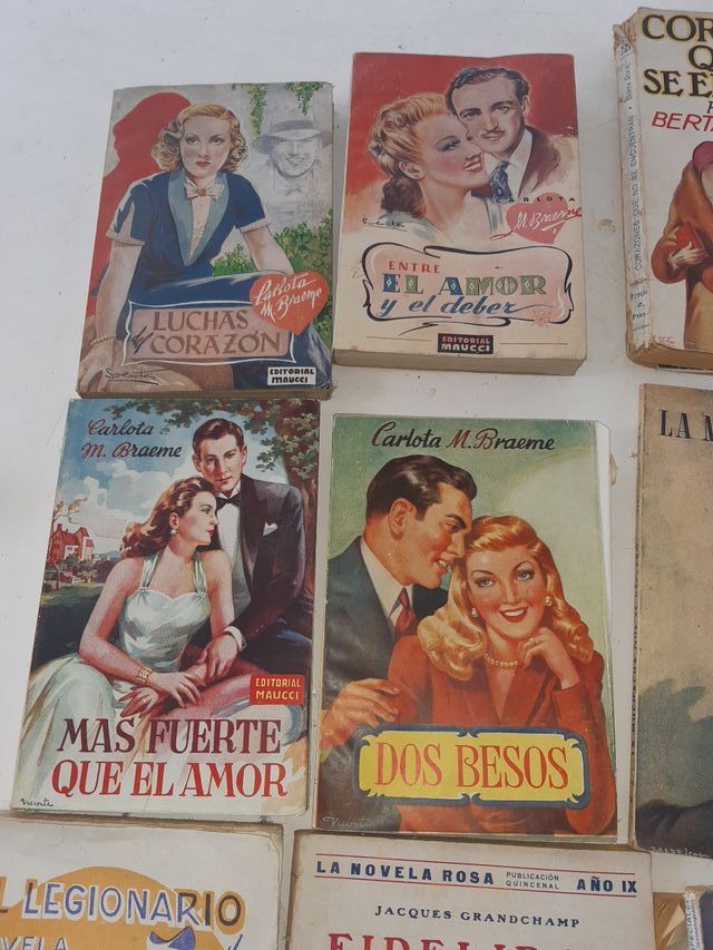 libros antiguos Carlota Braeme / Berta Ruck/