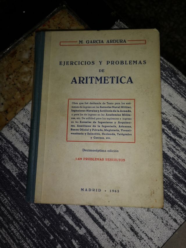 Ejercicios y problemas de aritmética
