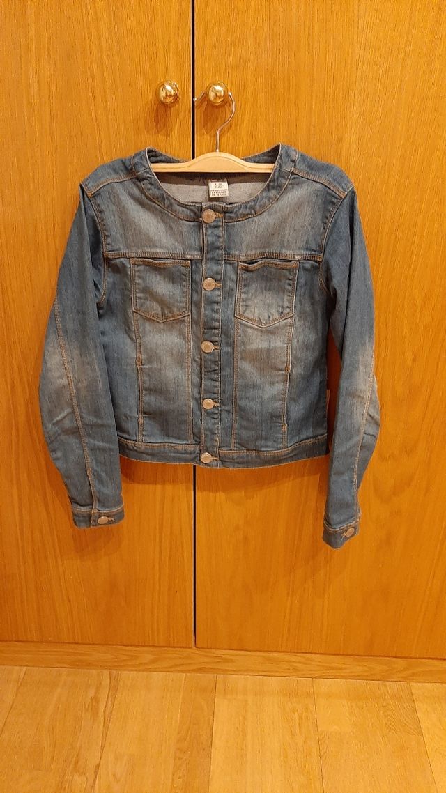 cazadora vaquera niña