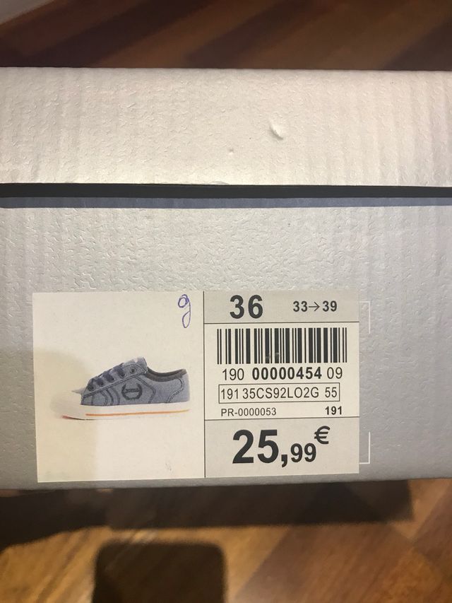 Zapatillas vaqueras niño Joma N36