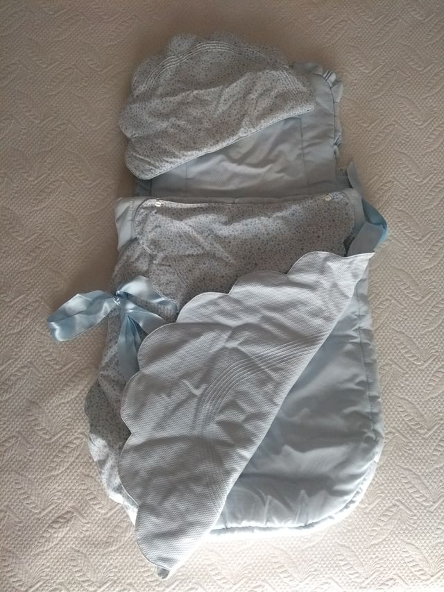 Saco para capazo reversible