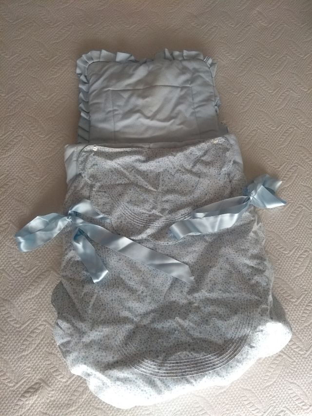 Saco para capazo reversible