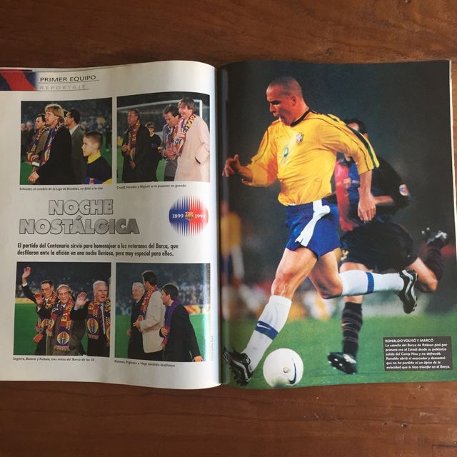 Revista Barça Campeones 1999