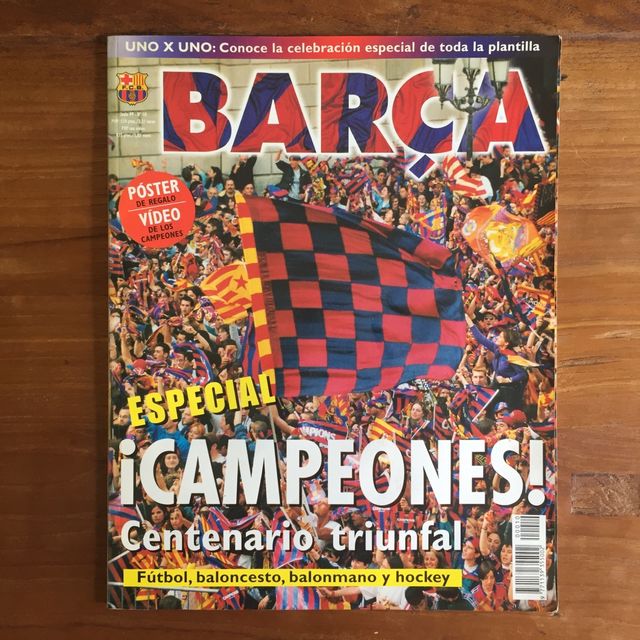 Revista Barça Campeones 1999