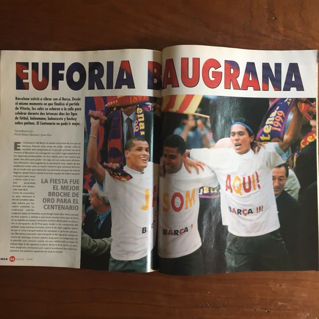 Revista Barça Campeones 1999