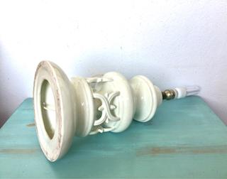 Lámpara de cerámica calada vintage