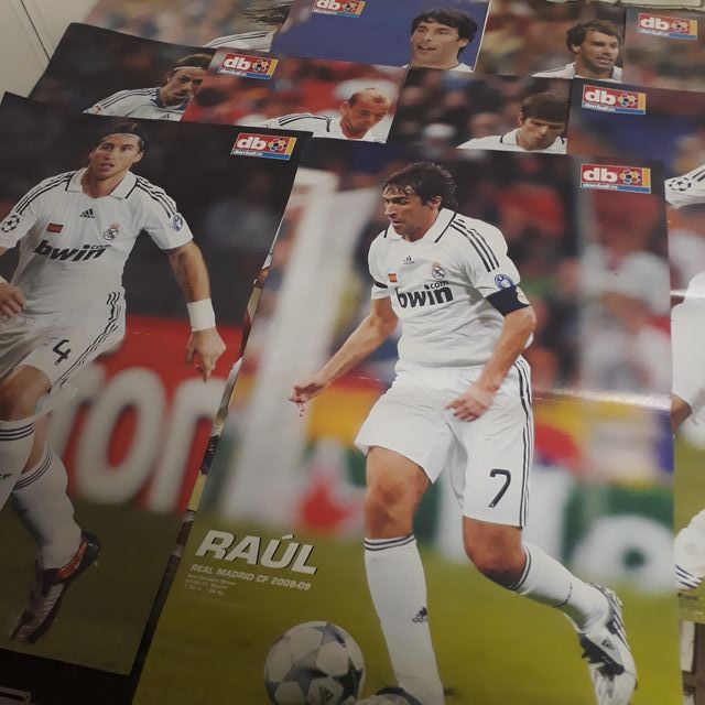 Lote 7 Poster Real Madrid Don Balon (jugadores)