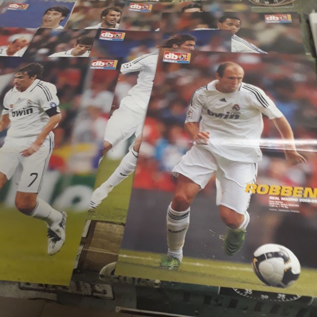 Lote 7 Poster Real Madrid Don Balon (jugadores)