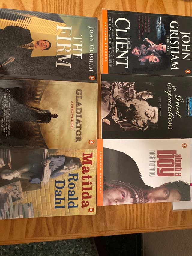 Libros en inglés diferentes niveles