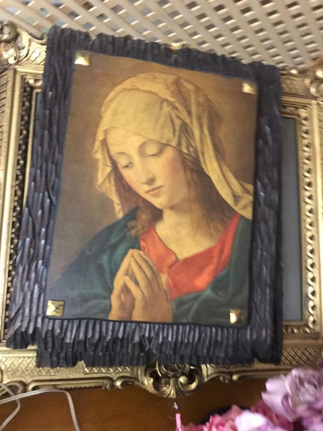 Dos litografías de escenas religiosas