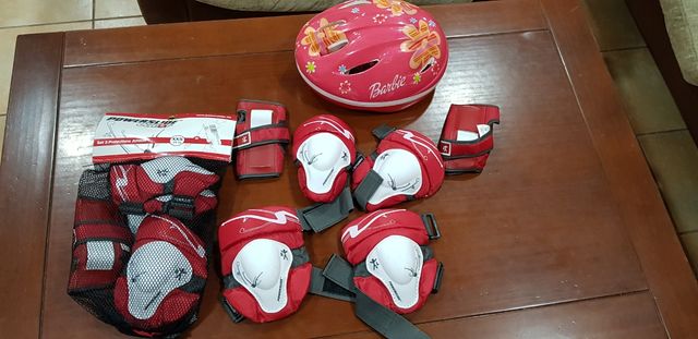 Casco, rodilleras y coderas