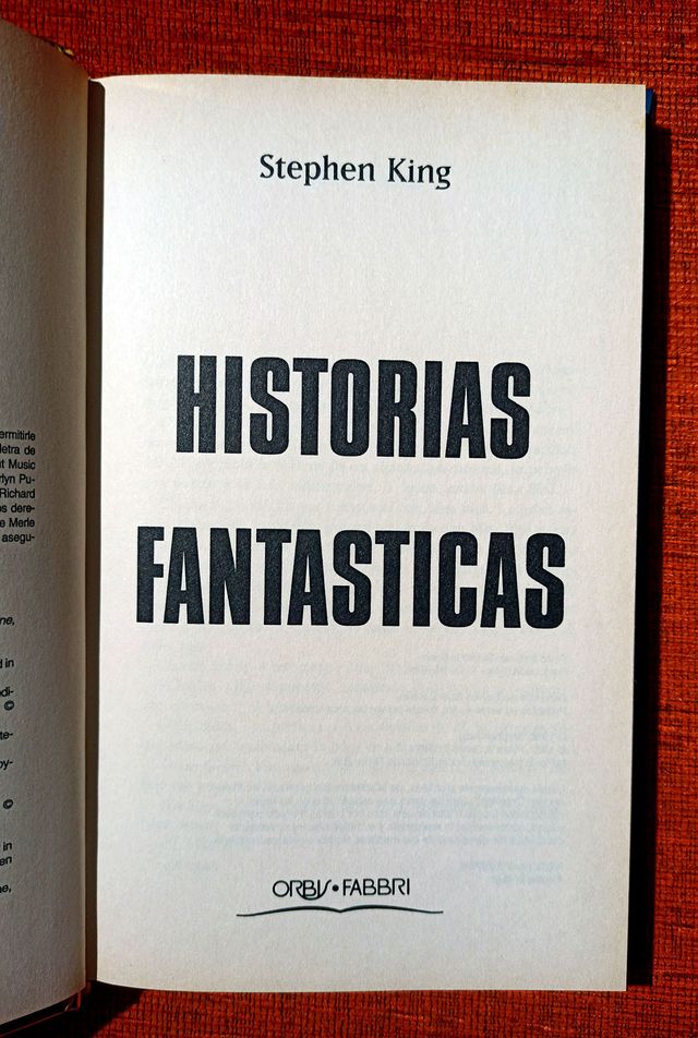 Stephen King Historias Fantasticas | Coleccion SK