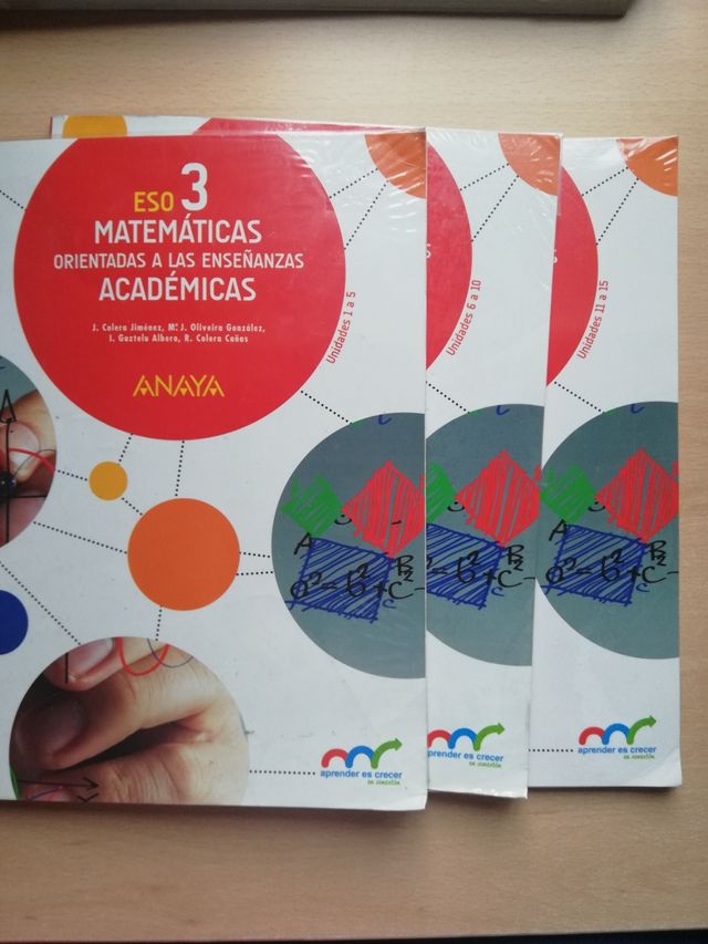 Libros tercero de la ESO