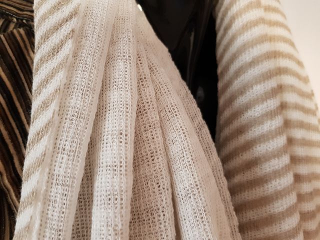 Bufanda de lino de rayas