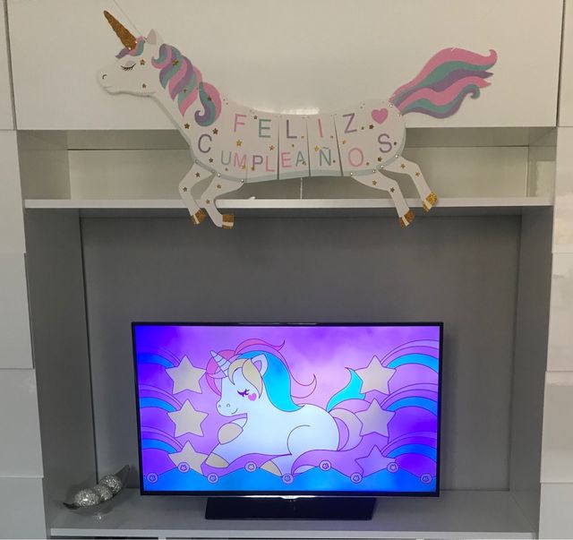 Guirnalda Unicornio Feliz Cumpleaños