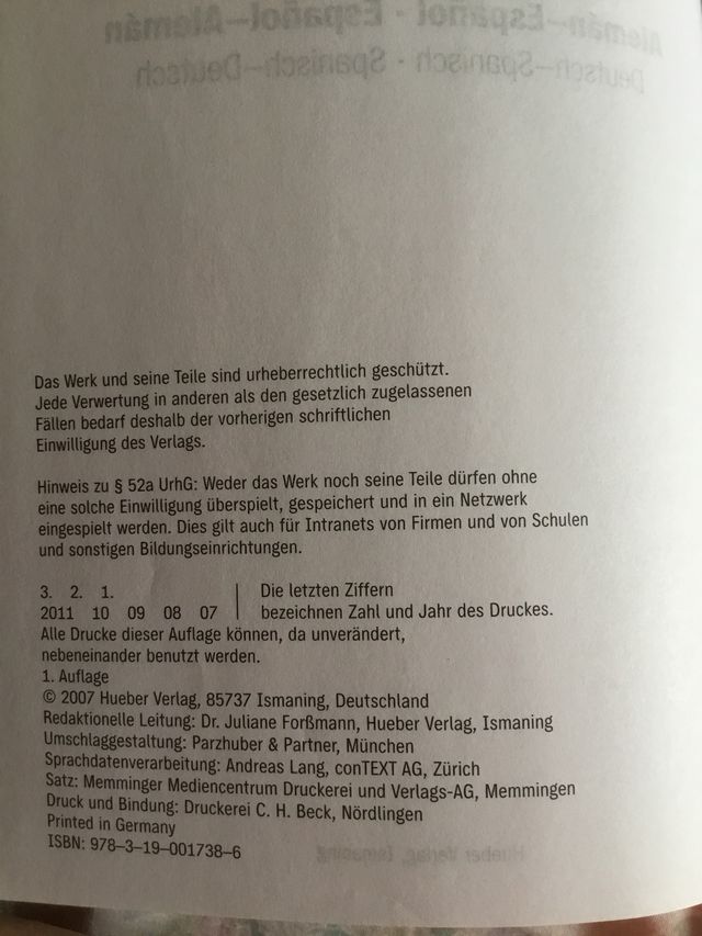Diccionario alemán-Español/ español-alemán Hueber
