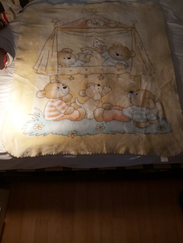 +Rebaja Manta bebé cuna o cama niño