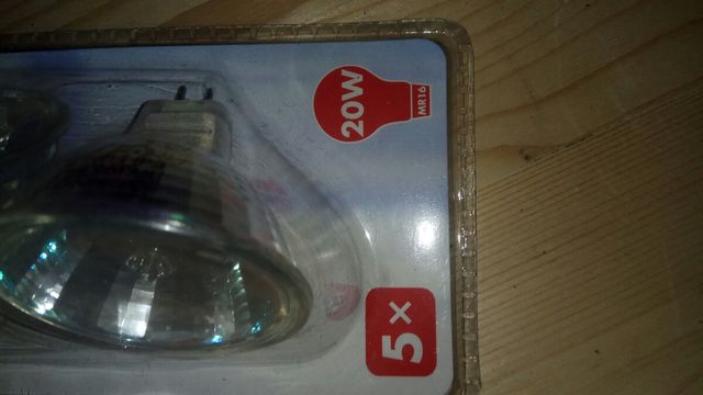 Bombillas halógenas 20w