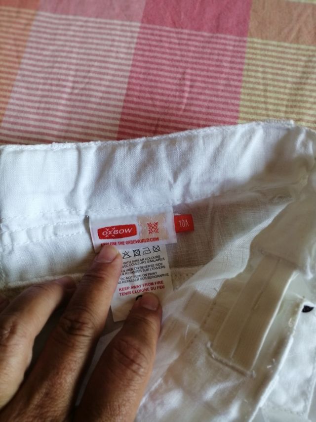 Pantalón niña lino Osbow