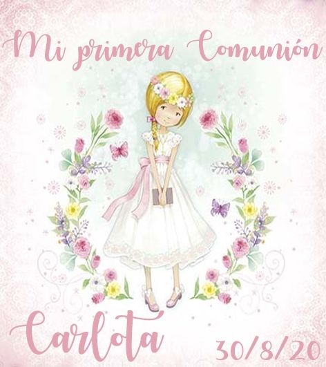 Tarjetas eventos, comunión, boda, bautizo, cumple