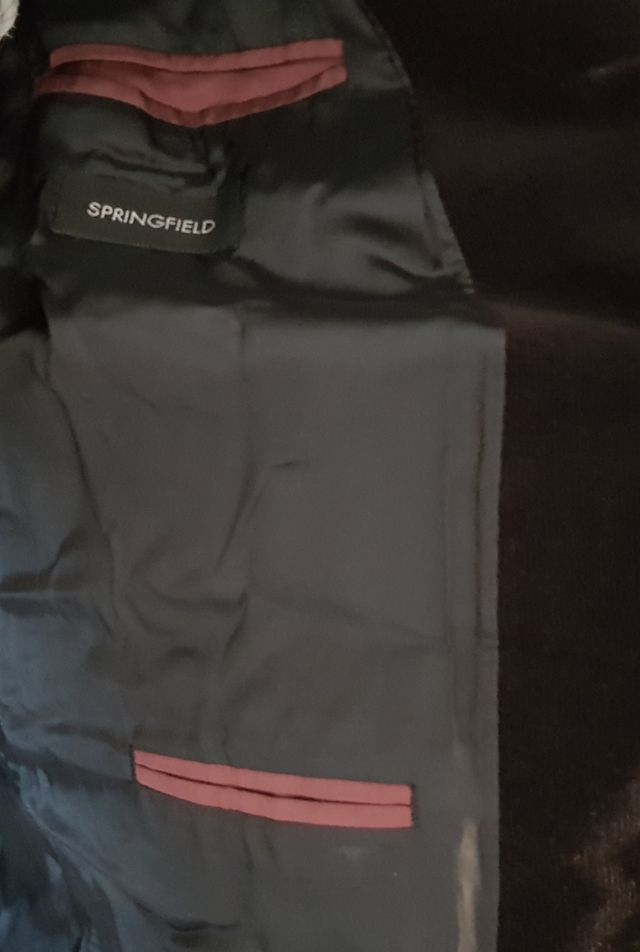 Americana de pana negra de Springfield