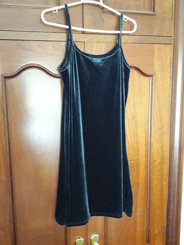 vestido corto terciopelo 38