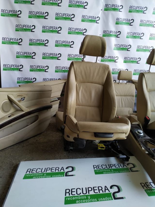 Asientos bmw e90 M sport cuero beige de segunda mano por 700 EUR en Asientos bmw e90 M sport cuero beige de segunda mano por 700 EUR en