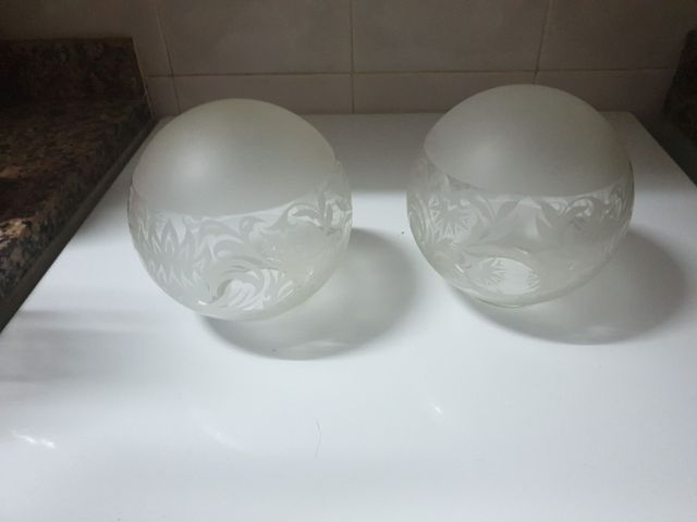 balones de cristal para lampara