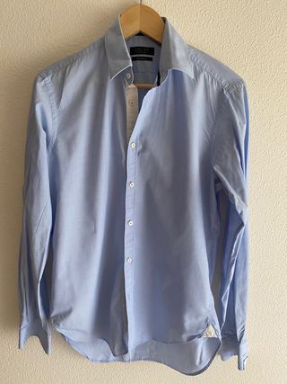 Camisa Zara de segunda mano por 10 € en Palma de Mallorca en Zara camisa SlimFit hombre de segunda mano por 10 € en