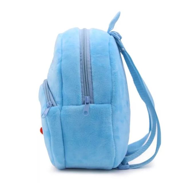 Original pequeña mochila peluche de Doraemon,azul.