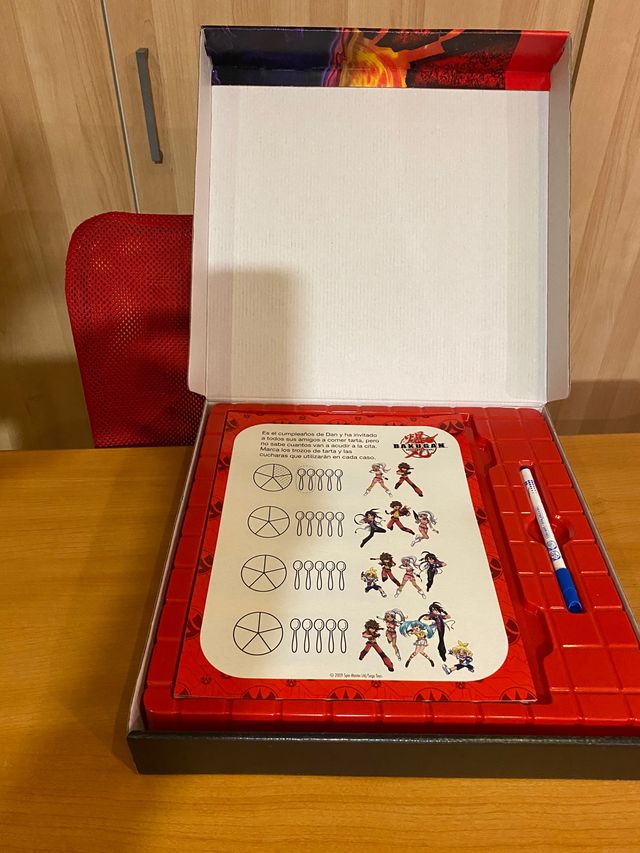 Pizarra, pinta y borra de Bakugan